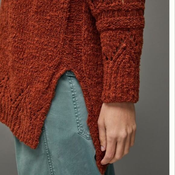 Anthropologie Cedar Pilcro Pointelle Tunic Sweater - Picture 4 of 16